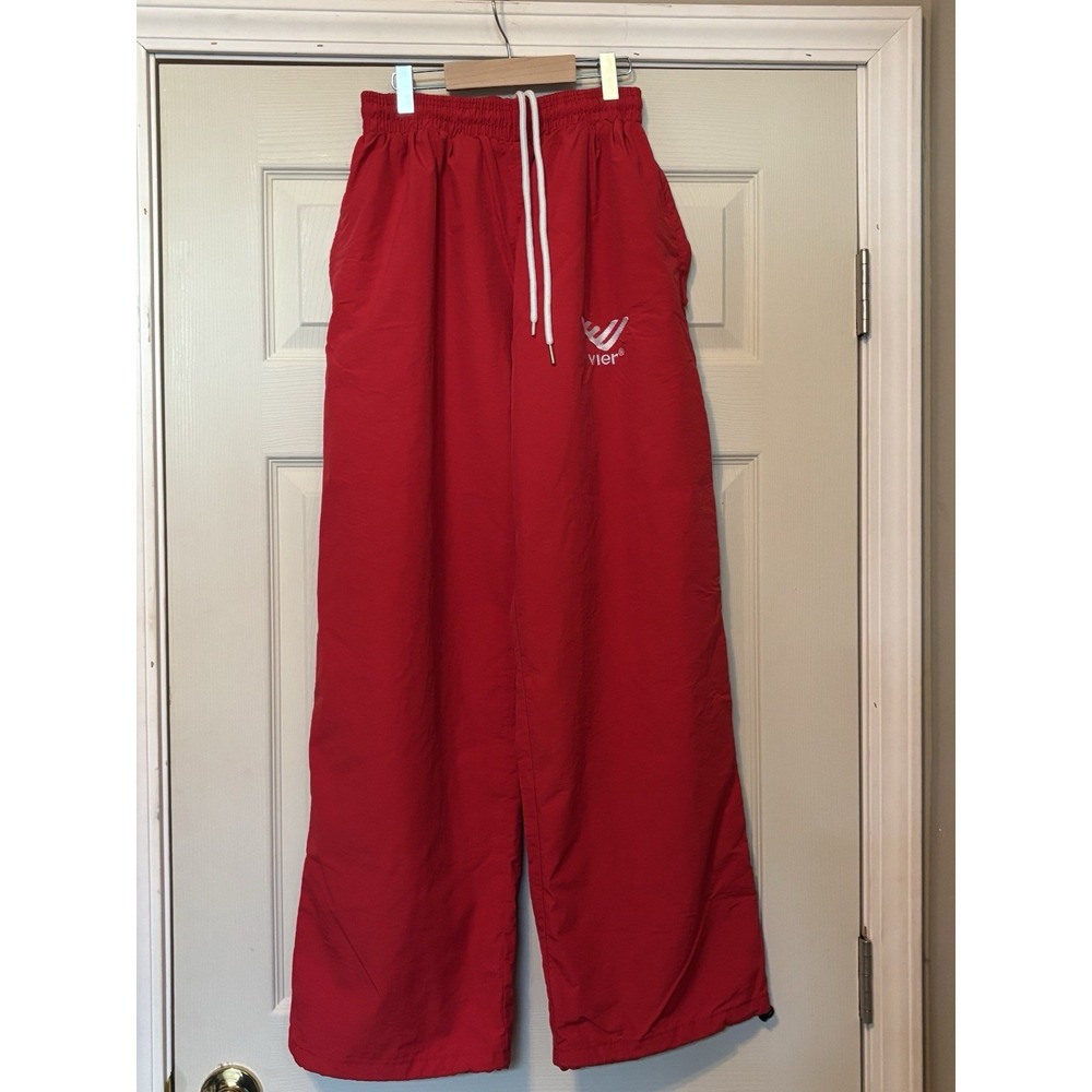 Vier Baggy Nylon Sweats Red Size Small